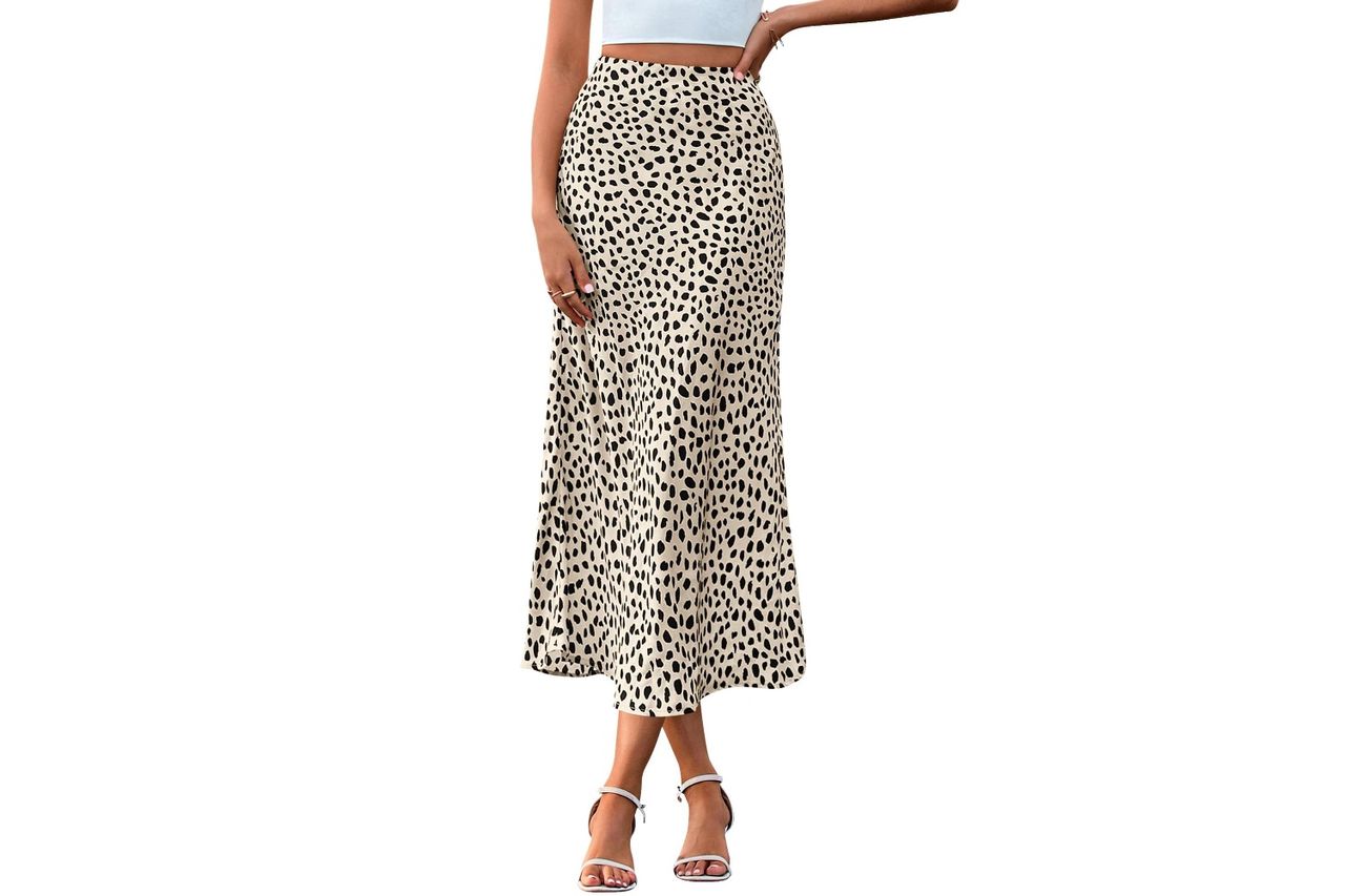 btbm satin skirts for women trendy