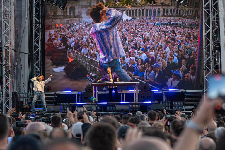 Purple Disco Machine im Dresdner Zwinger: Die schönsten Bilder der ...
