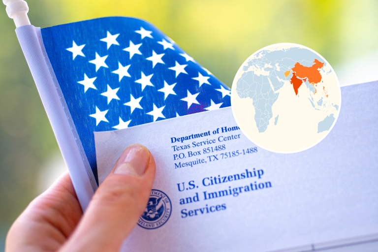 Map shows nations worst hit by new green card rule change