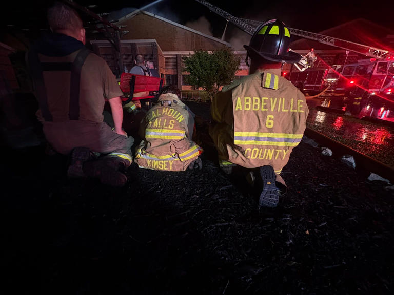 Lightning believed to have started fire at South Carolina high school