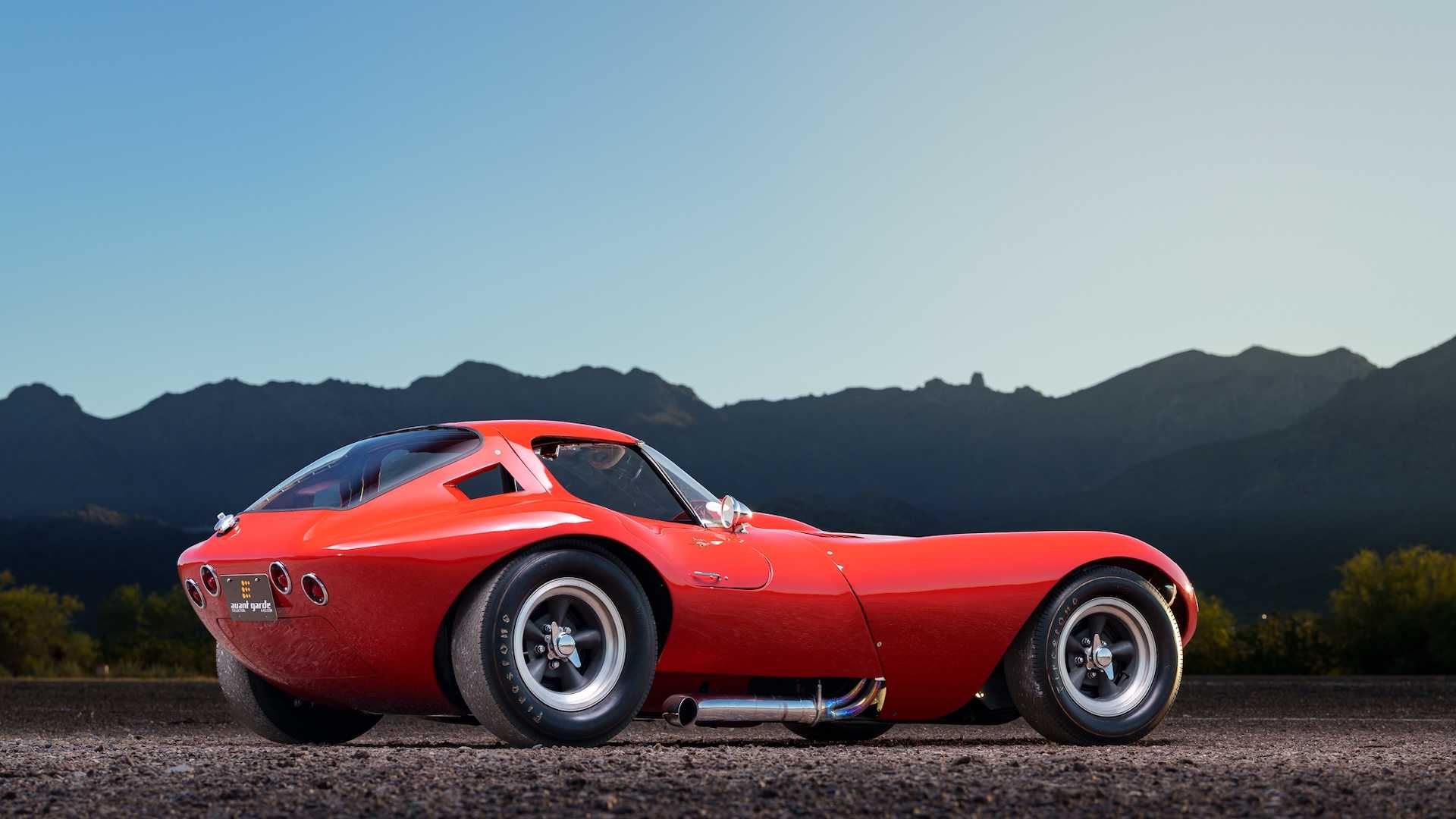 1966 Bill Thomas Cheetah Coupe parked outdoors