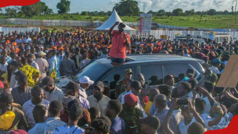 William Ruto vows to 'crush' united opposition in 2027: 