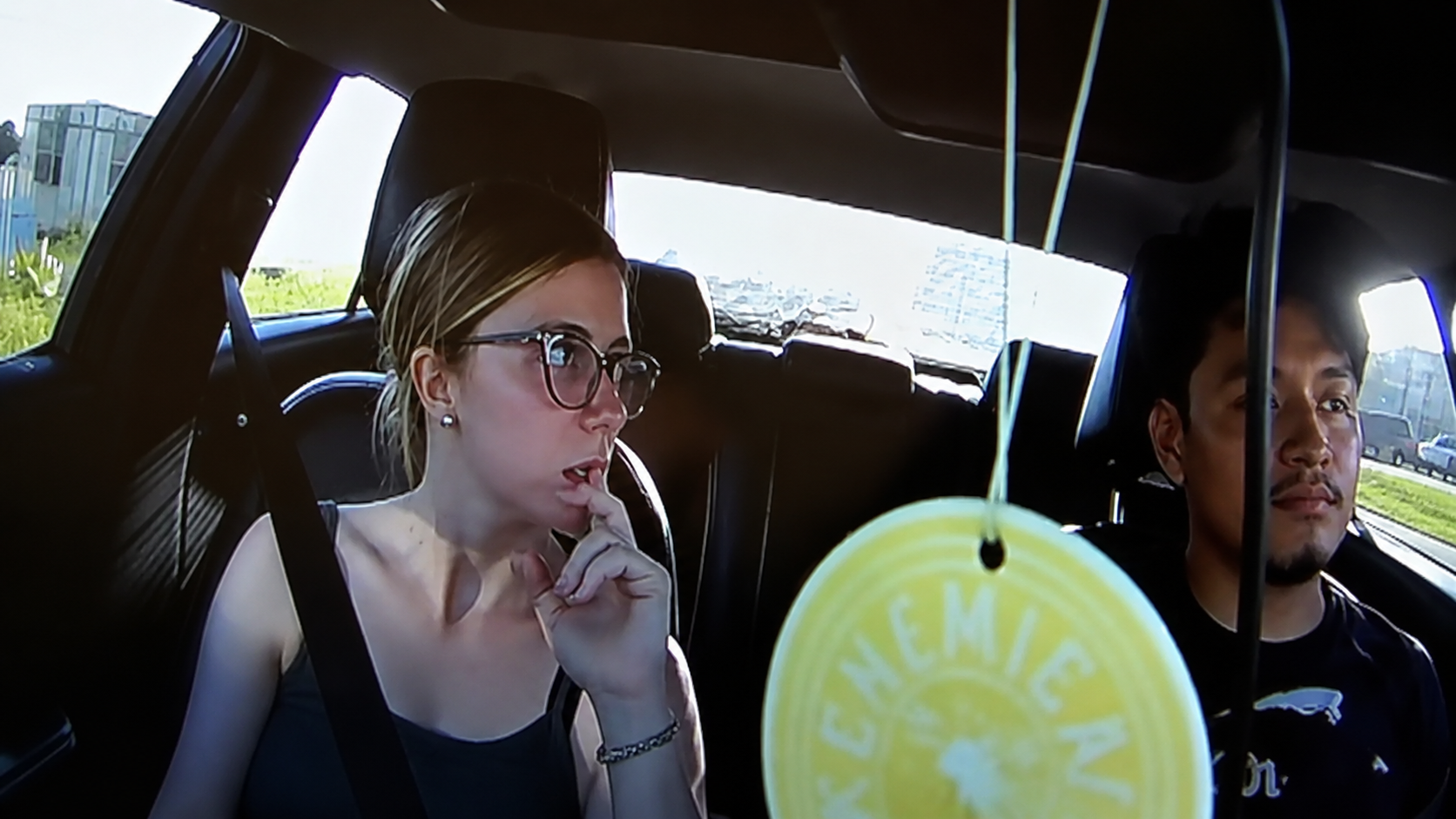 The final dashcam recording before Trinity was found dead