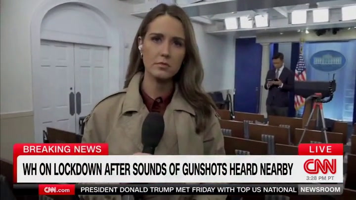 ‘Dozens’ of gunshots reported near White House