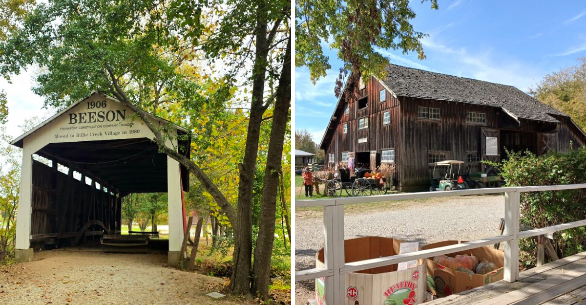 This jaw-dropping backroad route in Indiana combines haunting covered ...