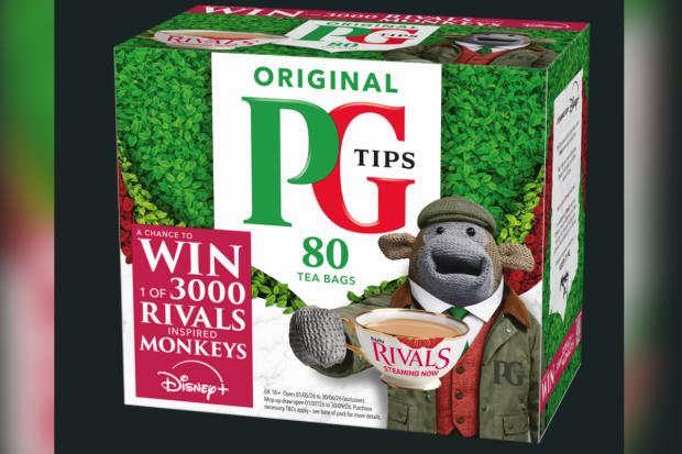 PG Tips unveils limited-edition Rivals themed monkey