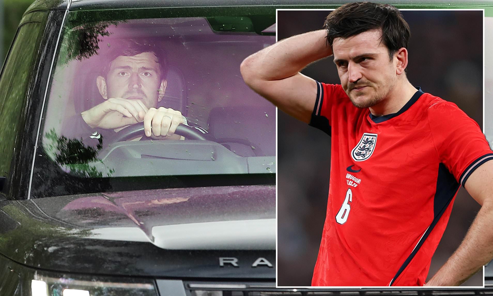 Harry Maguire breaks cover after Man United star was brutally axed from England squad