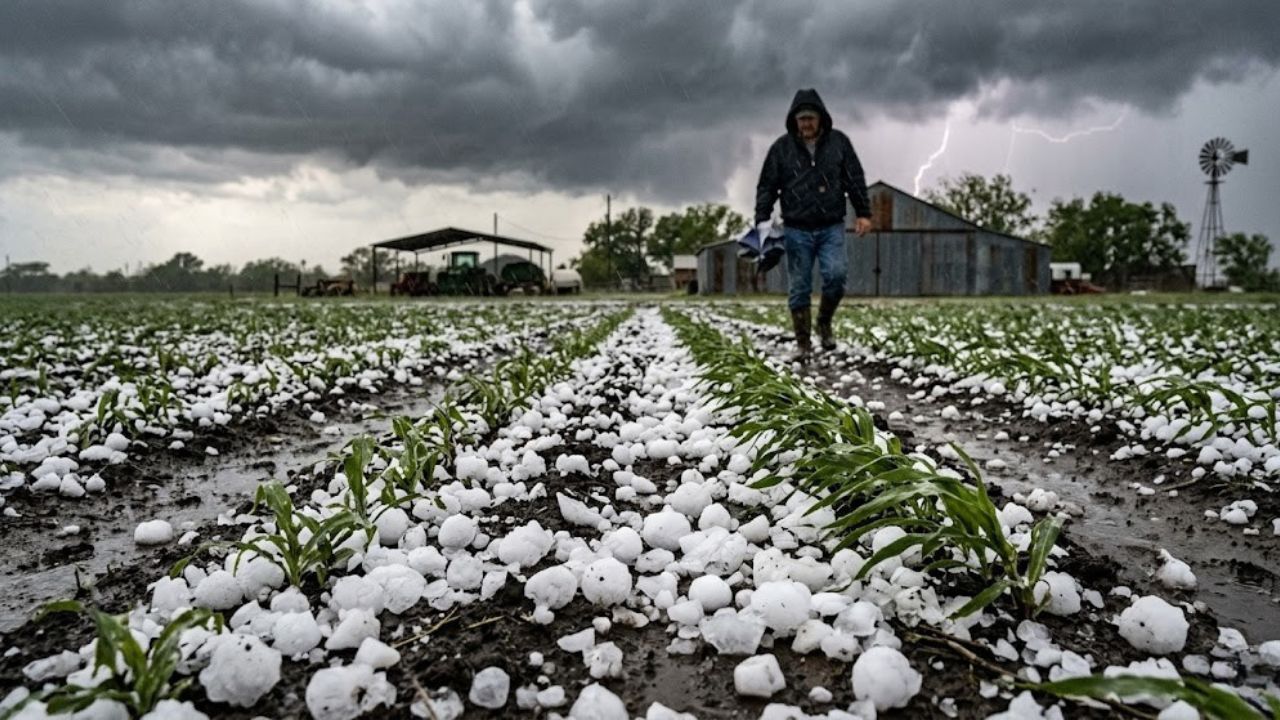 Massive hail threat targets South Texas coast today
