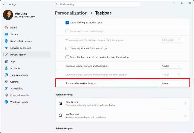 Windows 11 taskbar update brings back positioning options but differs ...