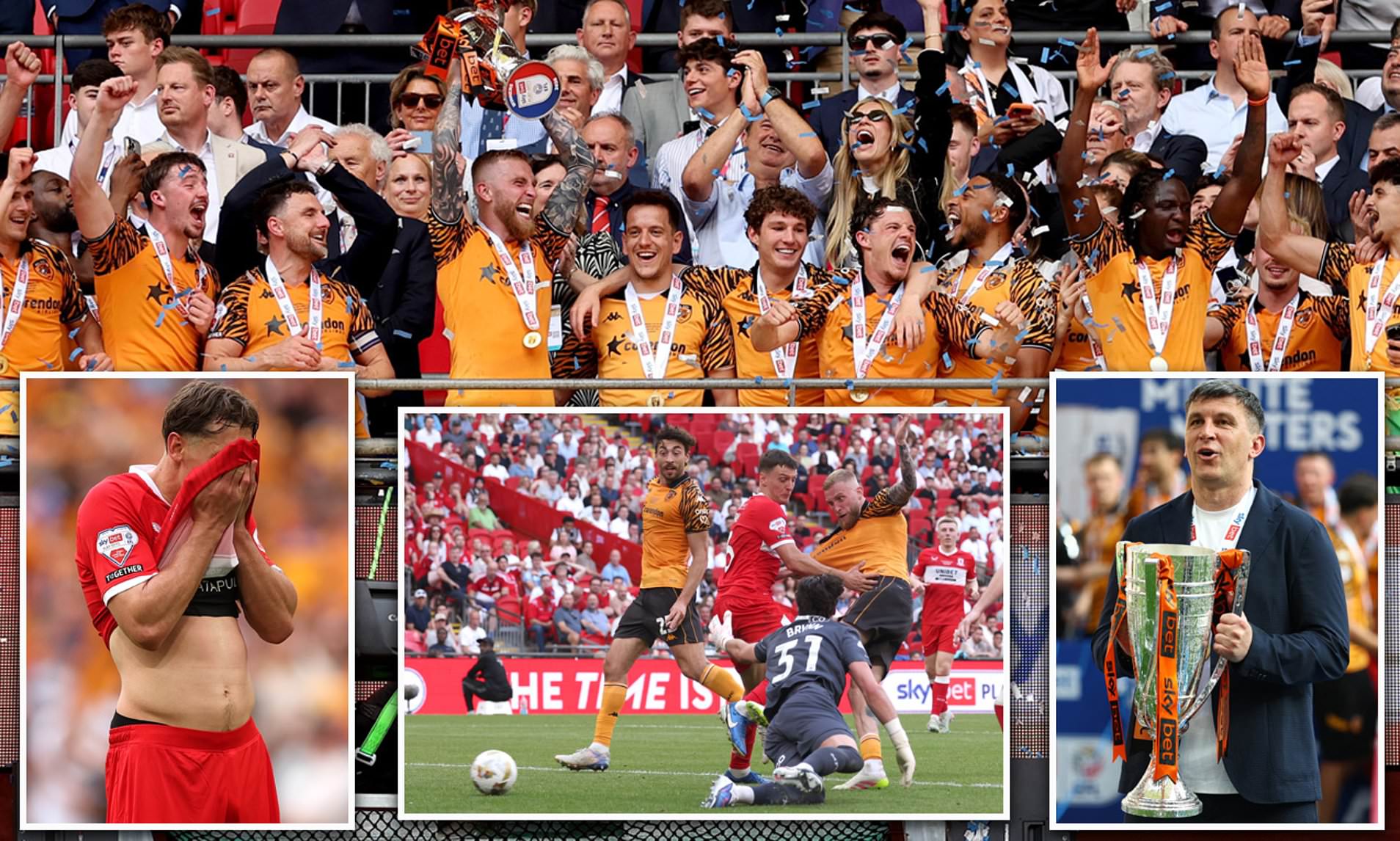 Hull City secure Premier League promotion in play-off final after ...
