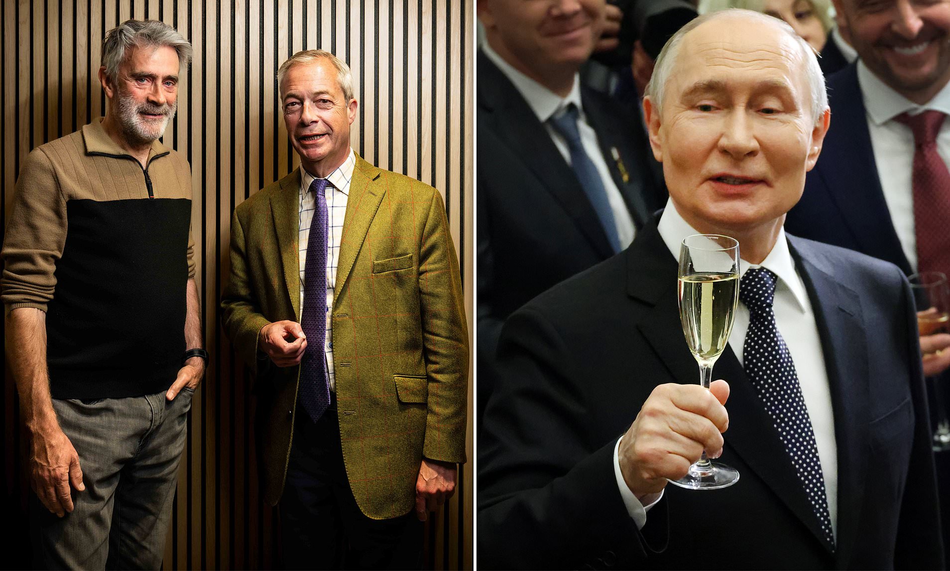 Farage says his phone was hacked by Moscow and claims Russian spies leaked details of £5million gift