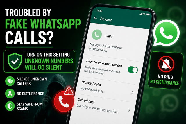 Troubled by fake WhatsApp calls? Turn on this hidden feature to silence ...