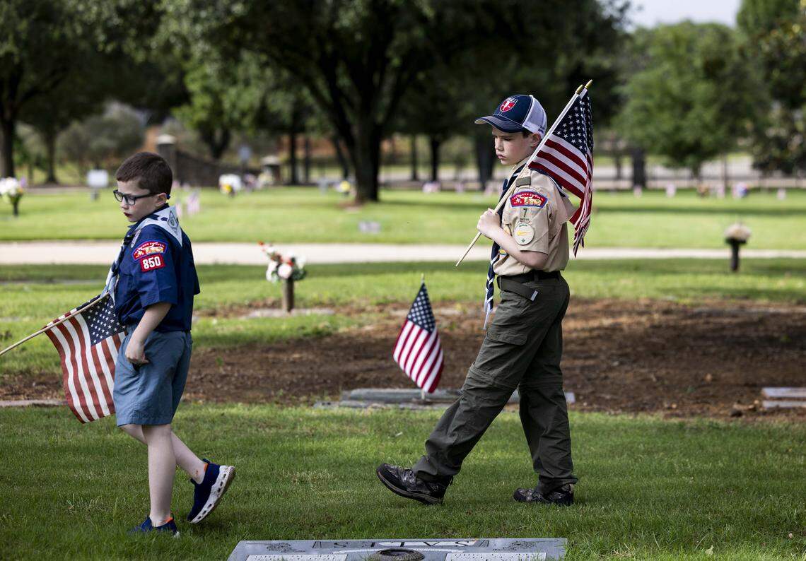 North Texas scouts honor veterans ahead of Memorial Day