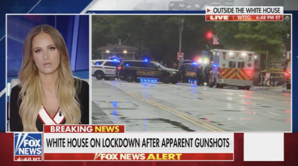 Fox News halted as 'shots fired' near White House and bystander struck