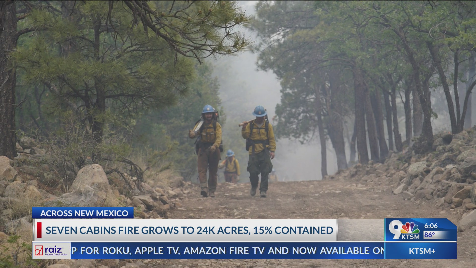 Seven Cabins fire now at 24K acres