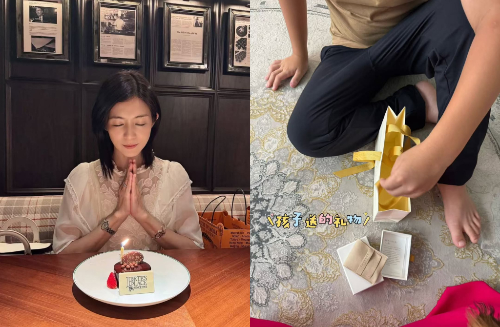 楊采妮與家人一起度過52歲生日。（圖／IG@charlieyoung_523）