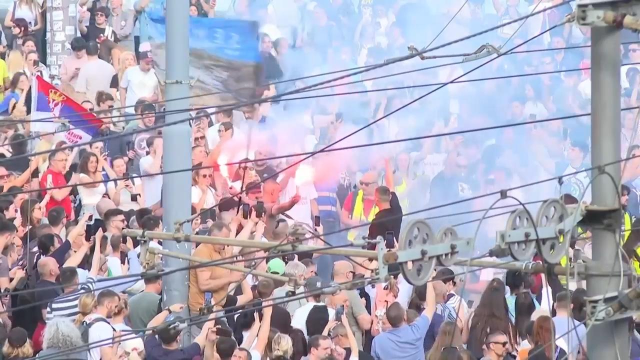 Tens of thousands join big rally in Belgrade called by Serbia's ...