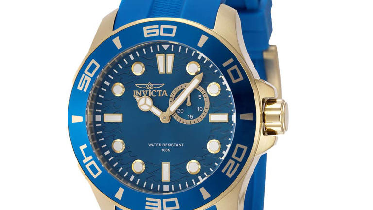 Invicta’s sporty blue dive watch is 89% off