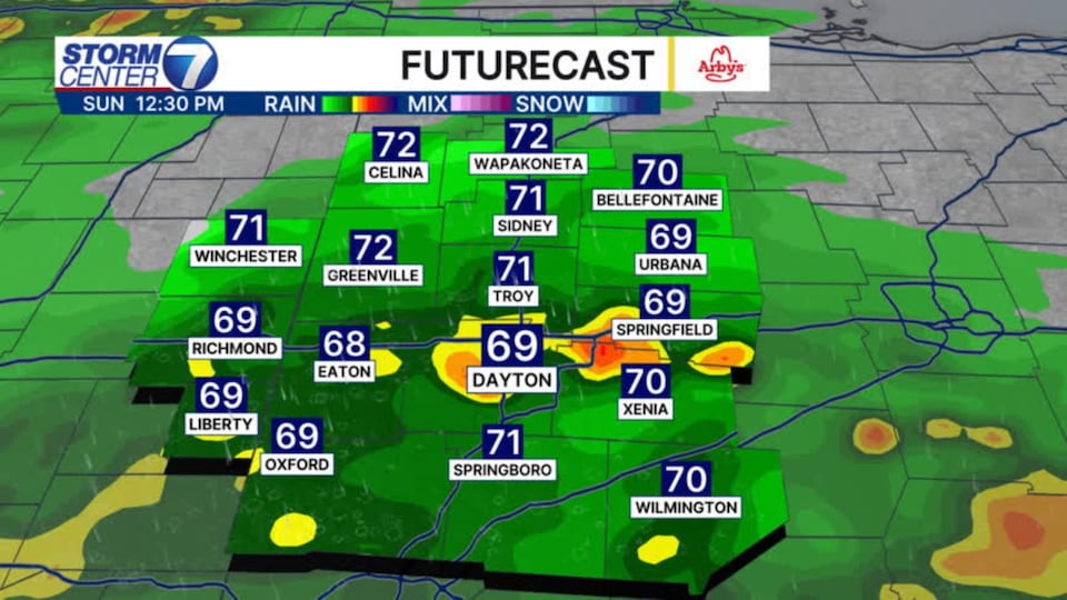 Sunday PM weather: May 23, 2026