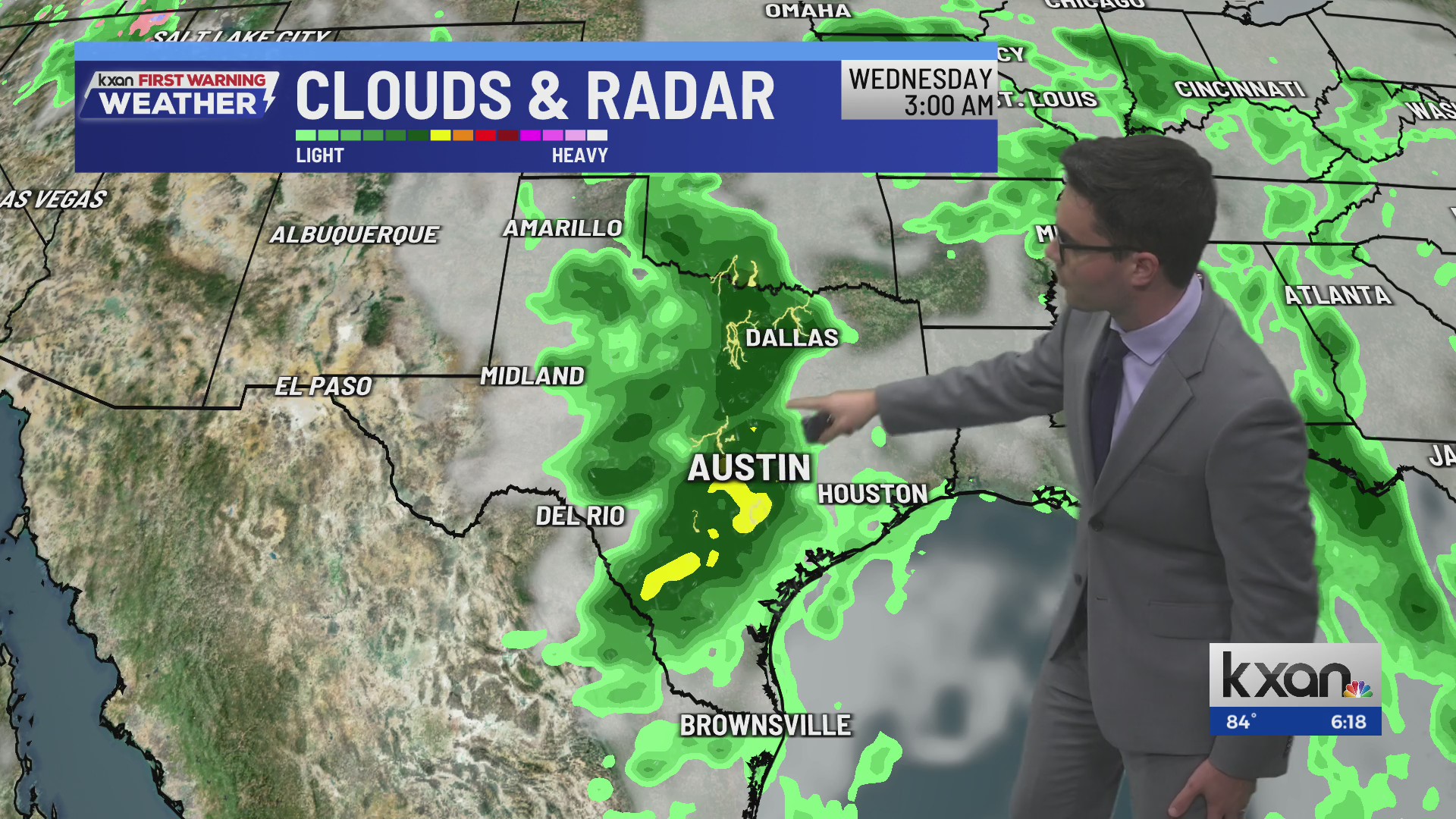 Isolated storms this weekend, widespread rain mid-week | KXAN weather ...