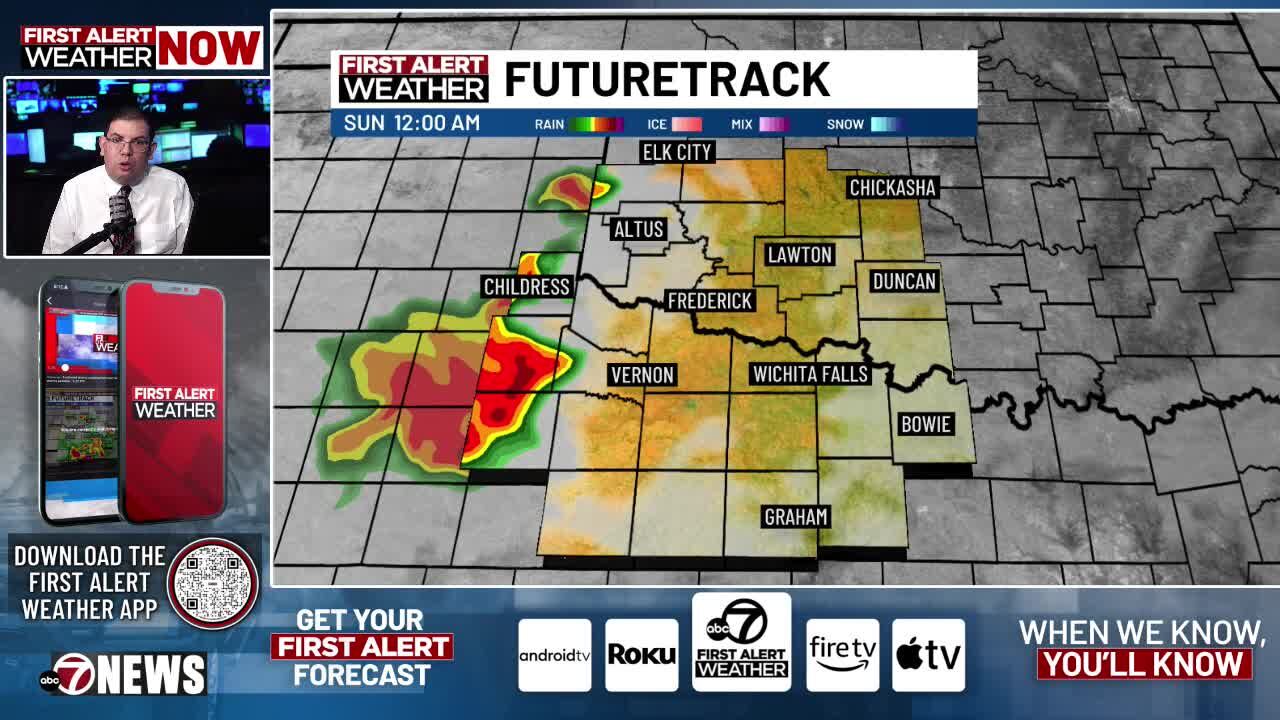 Isolated strong to severe storms possible tonight; quieter Sunday ...