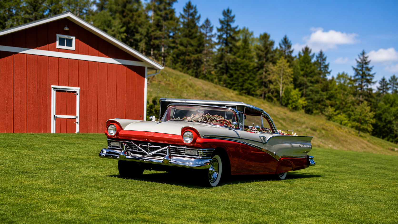 This ’57 Meteor Rideau took three cars to bring back