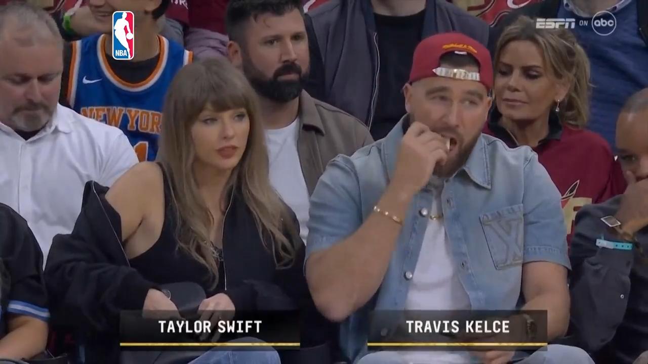 Taylor and Travis watch on as Knicks move within 1 win of NBA Finals
