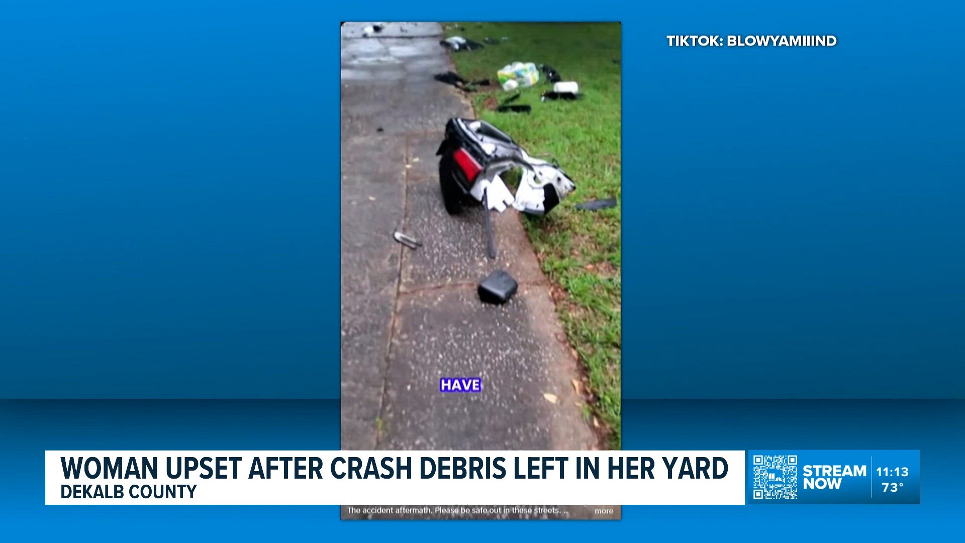 DeKalb County resident speaks out after debris from crash was left in ...