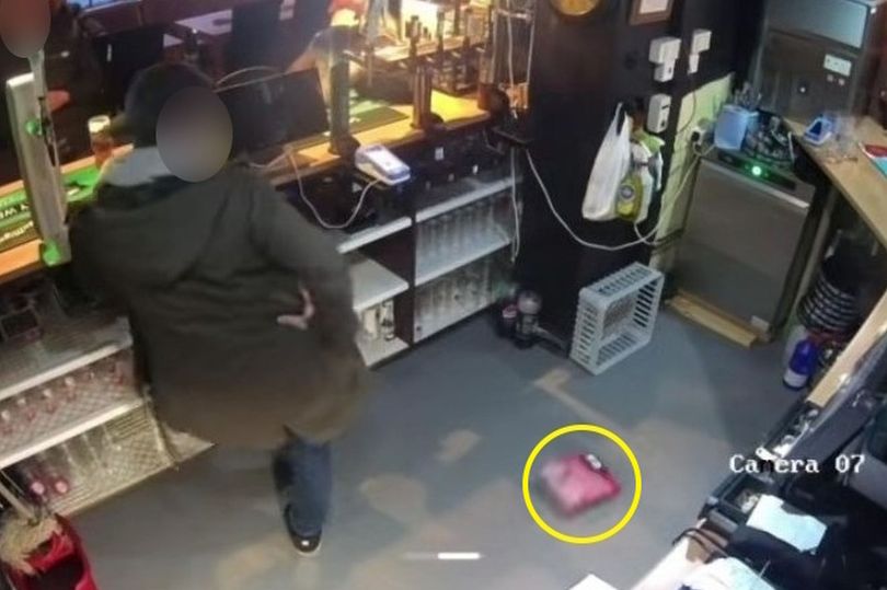 Moment 'bored' pub ghost 'pranks' staff by chucking signs around and ...