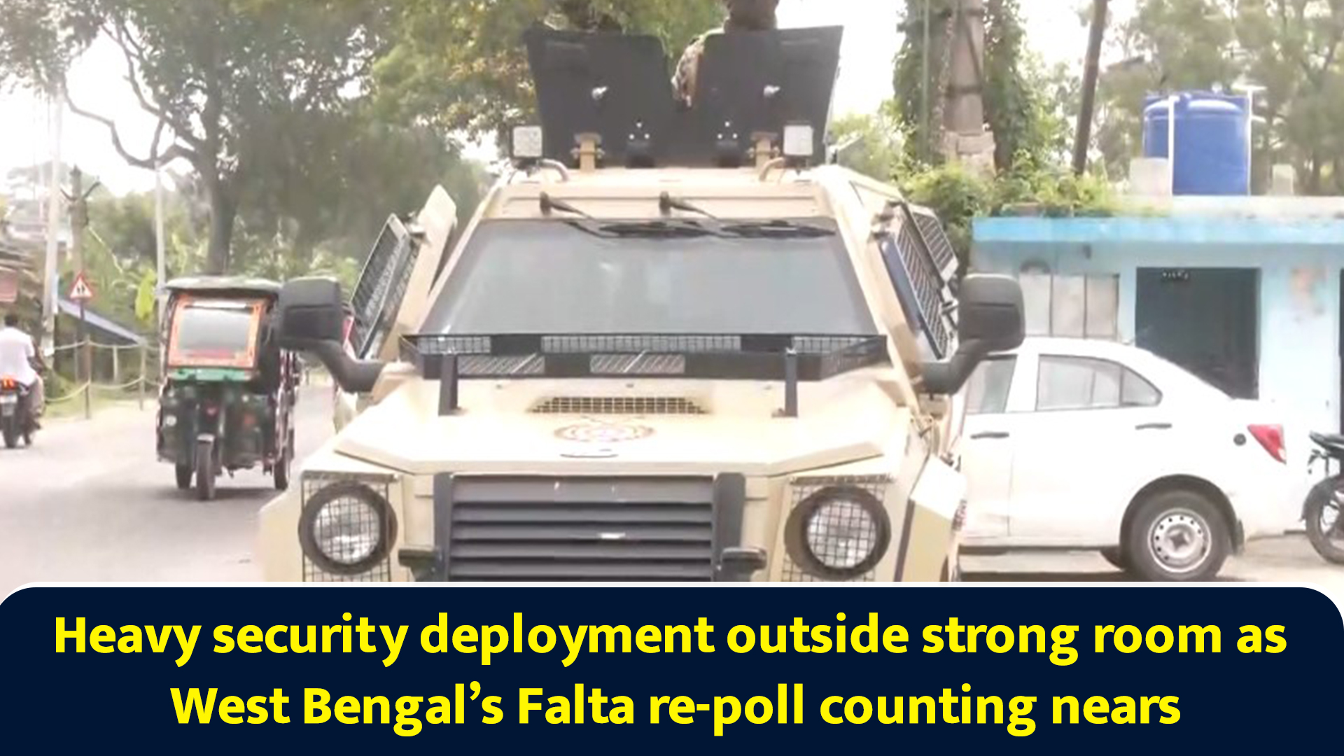 Heavy security deployment outside strong room as West Bengal’s Falta re ...