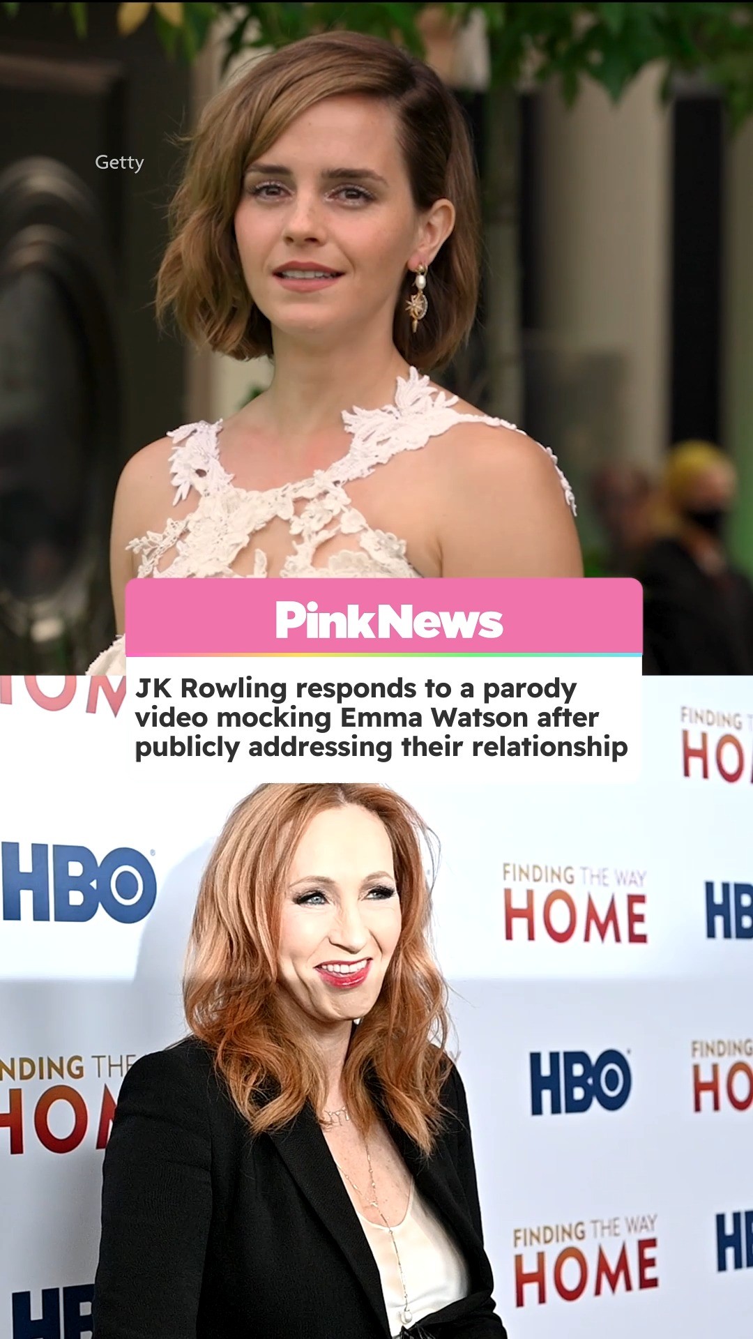 JK Rowling reacts to viral spoof of Emma Watson's comments on their relationship