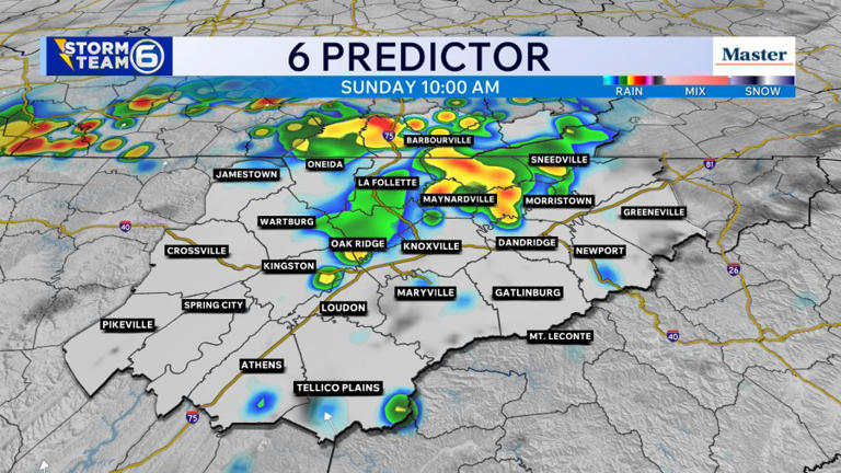 Wet pattern continues across East TN