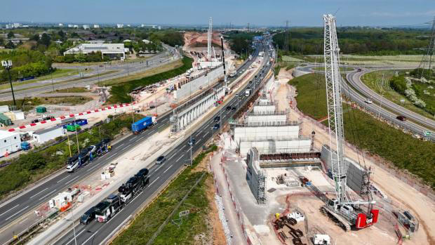 Motorway closures due to begin for HS2 work