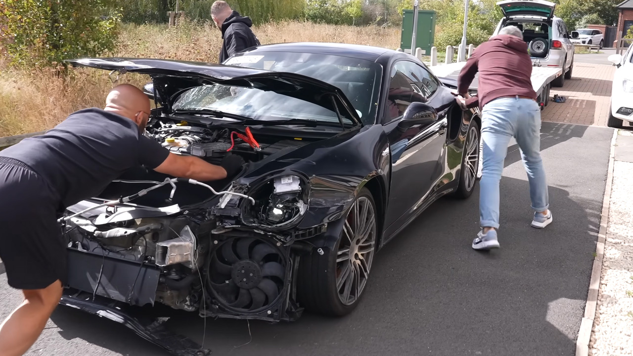 What hidden accident damage is this Porsche Turbo actually hiding?