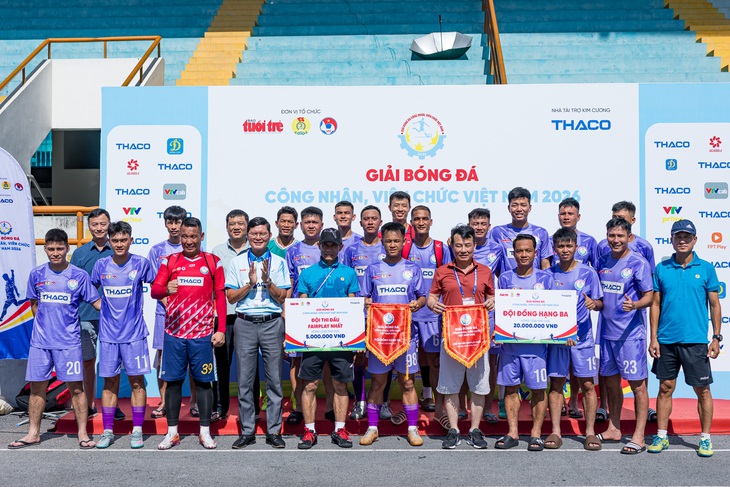 Công đoàn Hải Phòng nhận giải fair-play