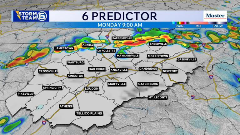 Wet pattern continues across East TN