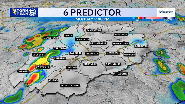 Wet pattern continues across East TN