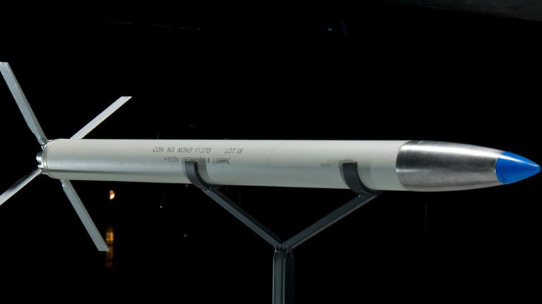Why the folding-fin aerial rocket used by the F-86D fighter jet carried ...