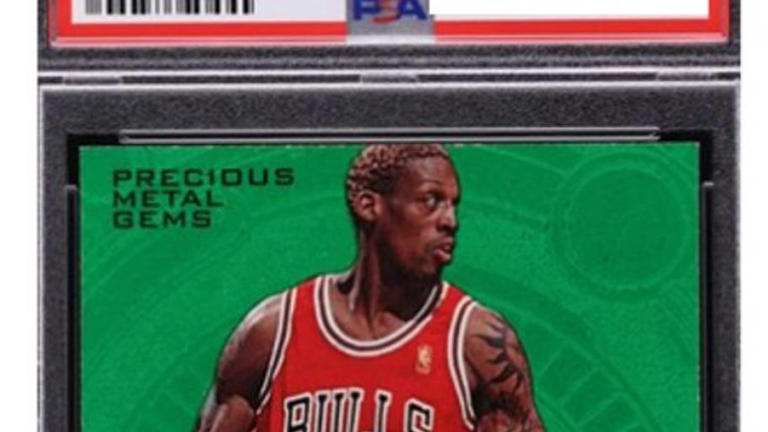 Dennis Rodman card market surging with $348K PMG emerald sale