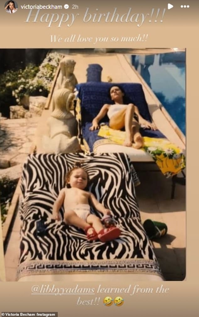 Victoria Beckham shares hilarious throwback snap of her niece Libby ...
