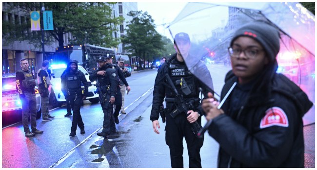 Gunman killed by US Secret Service after opening fire near White House