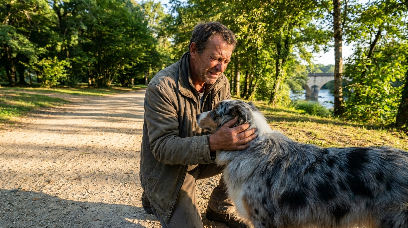 « Je l’ai vu s’écrouler devant moi » : sa promenade avec son chien se ...