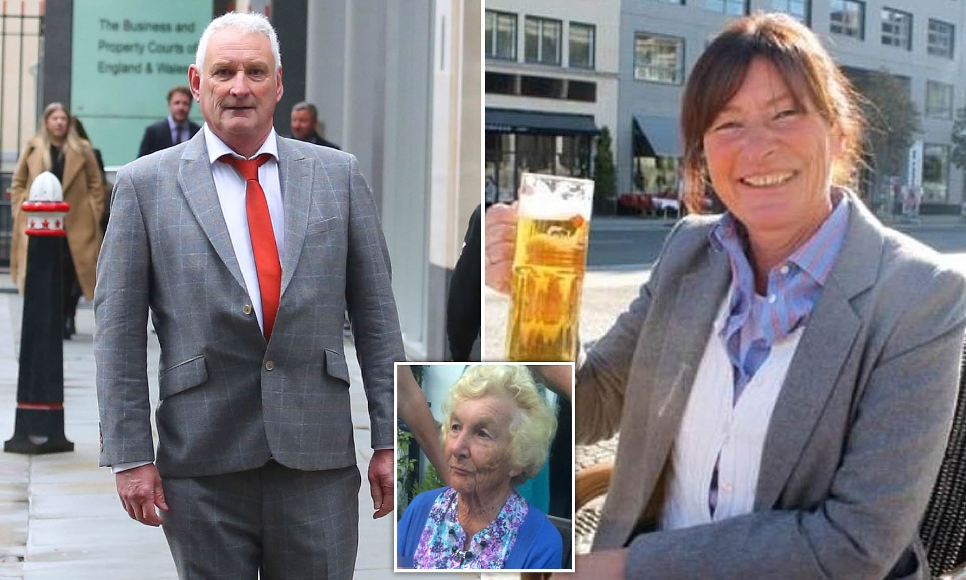 Builder blasts 'greedy' sister for using their mum's £5million fortune as her 'personal piggy bank'
