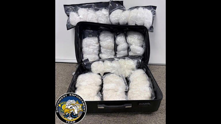 MSP: 50 pounds of meth found in car of 'major distributor'