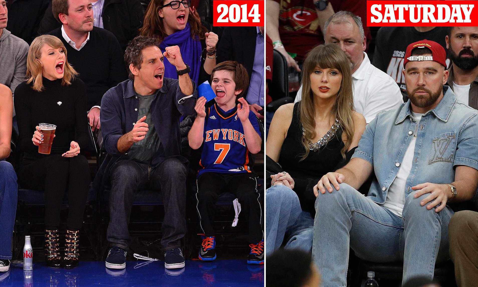 Fans know where Taylor Swift's allegiance lies after date night at Cavs ...