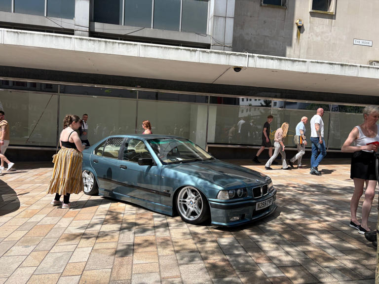 Custom car show rolls into Sheffield's Moor - dazzling the walkway with ...