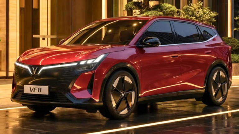 New-gen VinFast VF8 electric SUV revealed with 500 km range