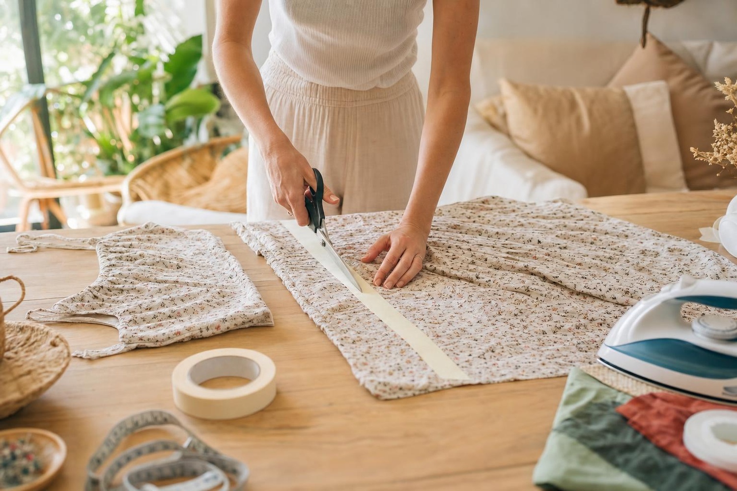 Récup' robe démodée : 3 coups de ciseaux suffisent pour la transformer ...