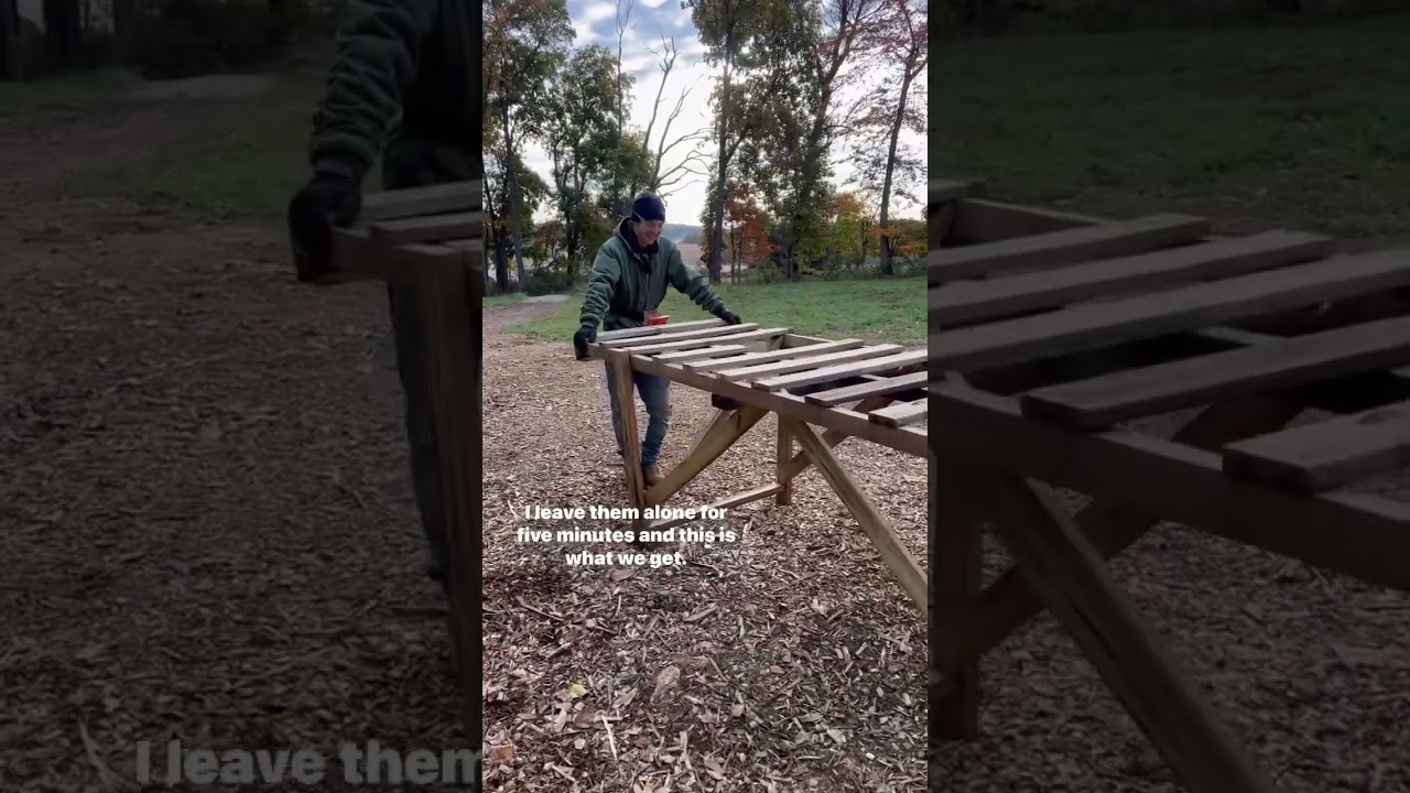 Build your ultimate workshop table from free pallets