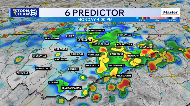 Wet pattern continues across East TN